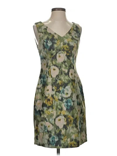 Pre-owned Kay Unger Cocktail Dress In Green