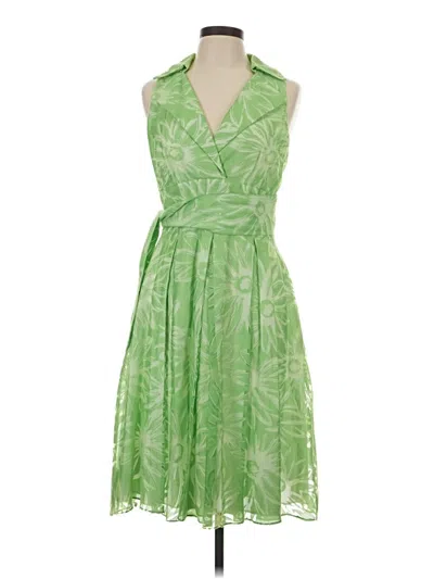 Pre-owned Kay Unger Cocktail Dress In Green