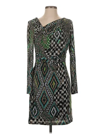 Pre-owned Kay Unger Cocktail Dress In Green