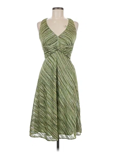 Pre-owned Kay Unger Cocktail Dress In Green