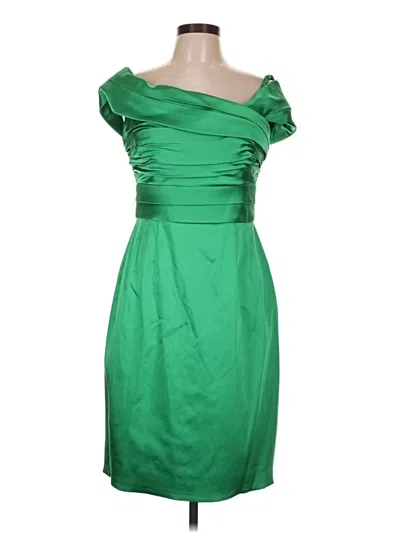 Pre-owned Kay Unger Cocktail Dress In Green