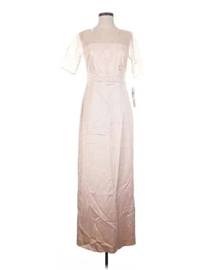 Pre-owned Kay Unger Cocktail Dress In Ivory
