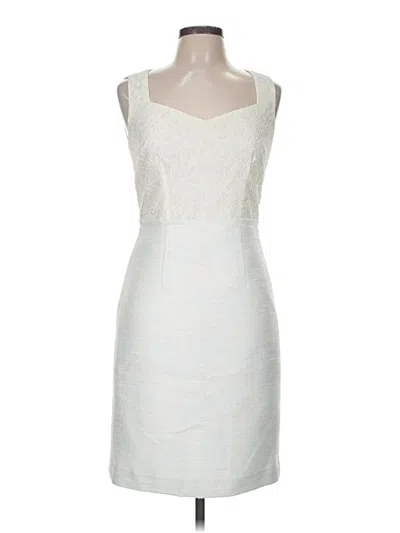 Pre-owned Kay Unger Cocktail Dress In Ivory