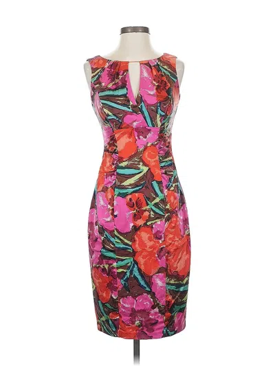 Pre-owned Kay Unger Cocktail Dress In Pink