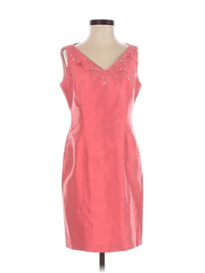 Pre-owned Kay Unger Cocktail Dress In Pink