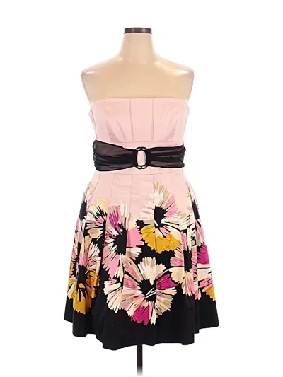 Pre-owned Kay Unger Cocktail Dress In Pink