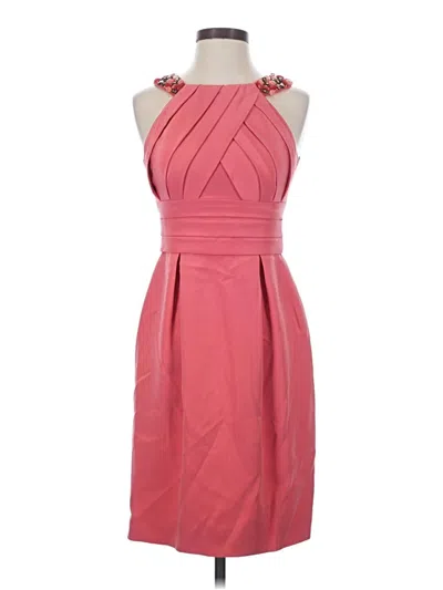 Pre-owned Kay Unger Cocktail Dress In Pink