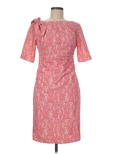 Pre-owned Kay Unger Cocktail Dress In Pink