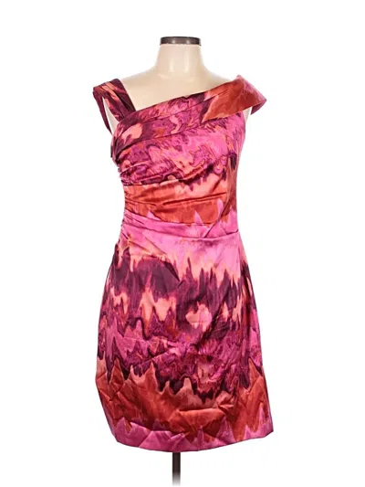 Pre-owned Kay Unger Cocktail Dress In Pink