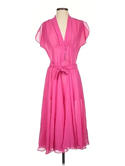 Pre-owned Kay Unger Cocktail Dress In Pink