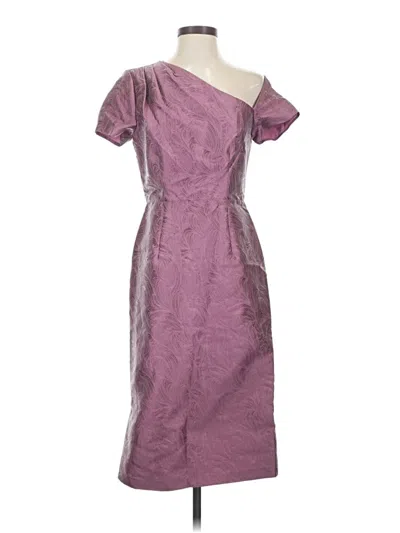 Pre-owned Kay Unger Cocktail Dress In Purple