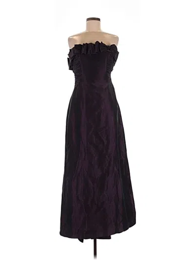 Pre-owned Kay Unger Cocktail Dress In Purple