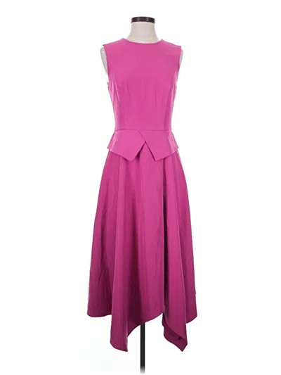 Pre-owned Kay Unger Cocktail Dress In Purple