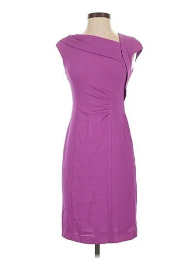 Pre-owned Kay Unger Cocktail Dress In Purple