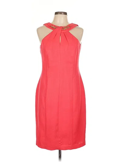 Pre-owned Kay Unger Cocktail Dress In Red