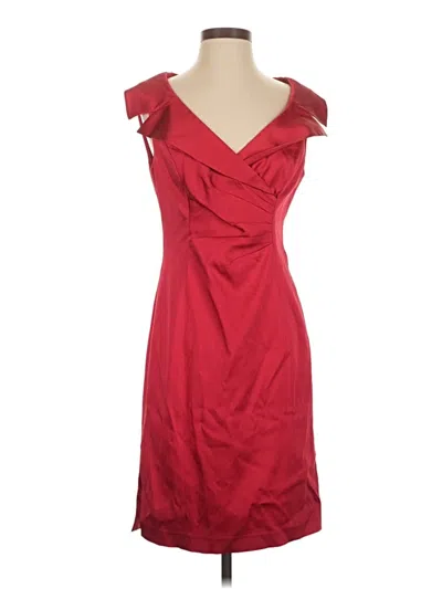 Pre-owned Kay Unger Cocktail Dress In Red