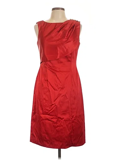 Pre-owned Kay Unger Cocktail Dress In Red