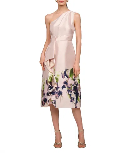 Kay Unger Dani Midi Dress In Multi