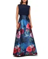 Kay Unger Eileen Gown In Multi