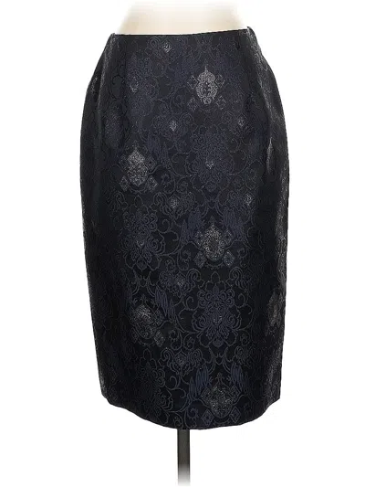 Pre-owned Kay Unger Formal Skirt In Black