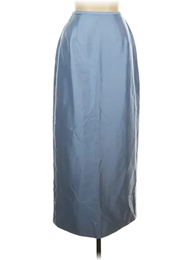 Pre-owned Kay Unger Formal Skirt In Blue