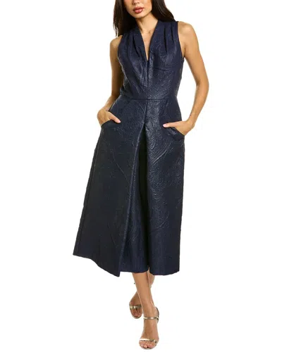 Kay Unger Gaia Jumpsuit In Navy