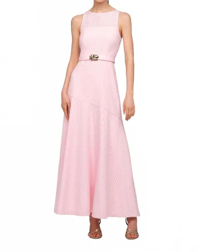 Kay Unger Odella Gown In Pink Bloom In Multi