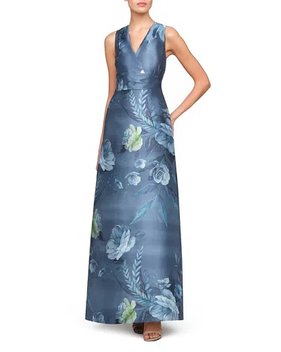 Kay Unger Rosalind Gown In Blue