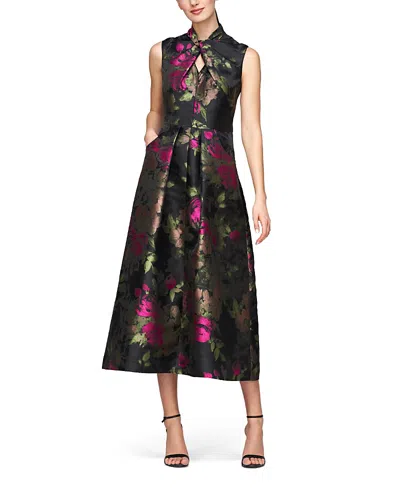 KAY UNGER ROSEMARIE TEA LENGTH DRESS