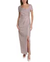 Kay Unger Roslyn Gown In Beige