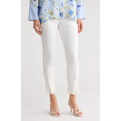 Kay Unger Sportswear Ponte Pants In White