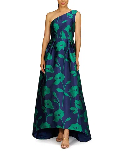 Kay Unger Tiara Gown In Blue