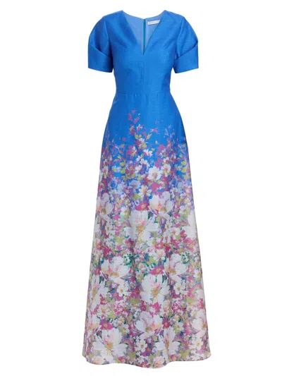 Kay Unger Carlotta Gown In Blue