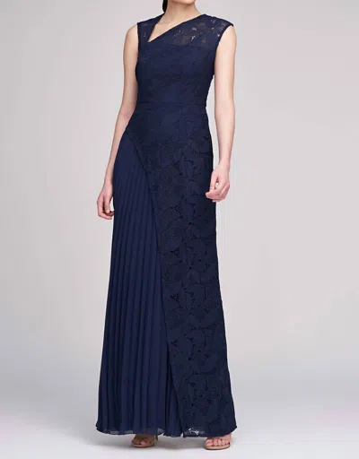 Kay Unger Women's Dianna Gown In Dark Midnight In Blue
