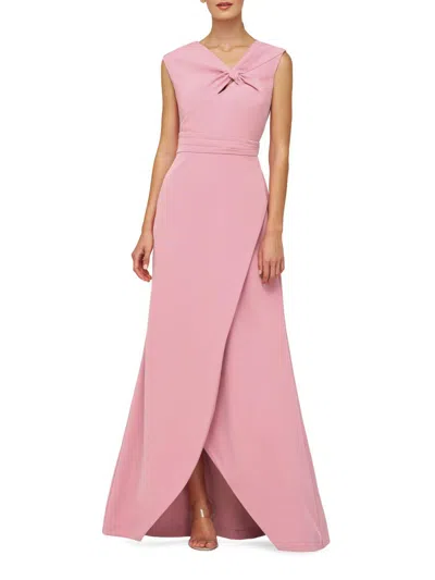Kay Unger Women's Illiana Sleeveless Gown In Pink