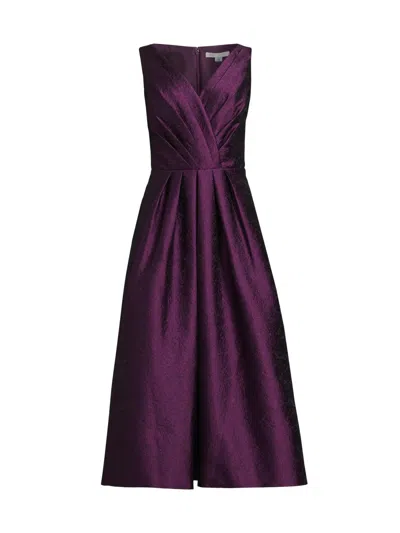 Kay Unger Olivia Cocktail Dress In Mulberry In Purple