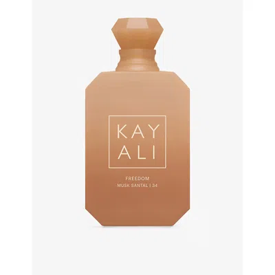 Kayali Womens Freedom Musk Santal 34 Eau De Parfum 100ml In Transparent