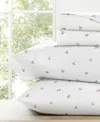 Kaycie Gray Printed Microfiber 4-pc. Sheet Set, King