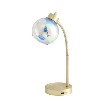 Kayestyle Iridescent Orb Lamp, Gold