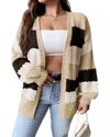 Kayla Paris Cardigan In Brown