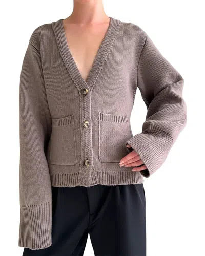 Kayla Paris Cardigan In Gray