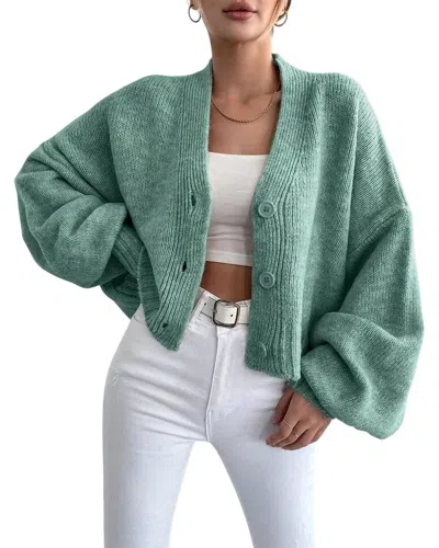 Kayla Paris Cardigan In Green