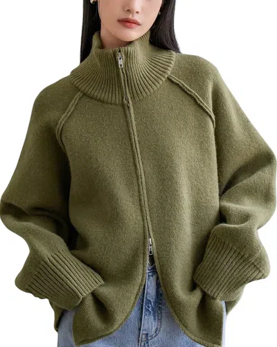 Kayla Paris Cardigan In Green