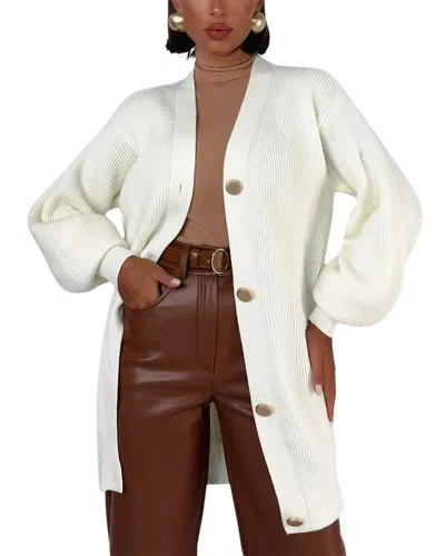 Kayla Paris Cardigan In White