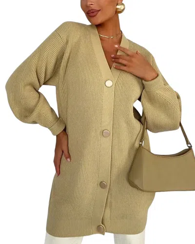 Kayla Paris Cardigan In Yellow