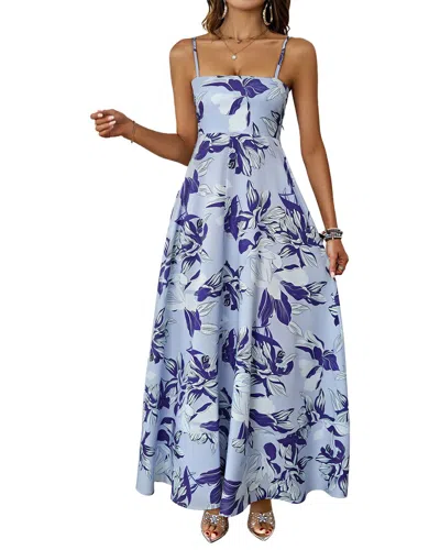 Kayla Paris Maxi Dress In Blue