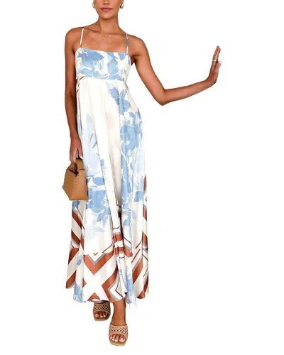 Kayla Paris Maxi Dress In Blue