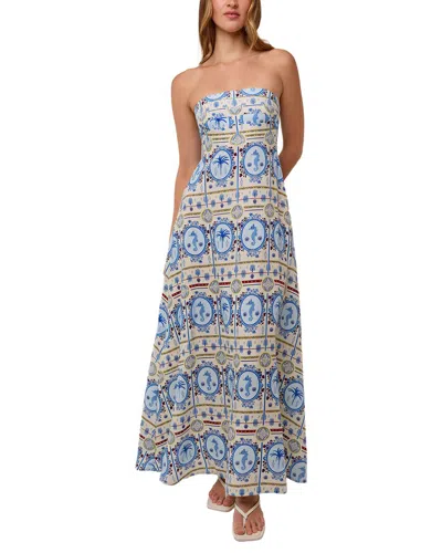 Kayla Paris Maxi Dress In Blue