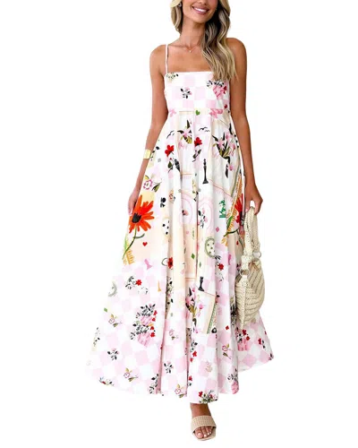 Kayla Paris Maxi Dress In Gray