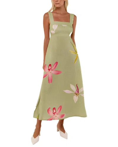 Kayla Paris Maxi Dress In Green